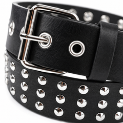 Rivet Punk Belt - Studded Goth Waist Belt