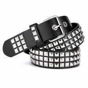 Rivet Punk Belt - Studded Goth Waist Belt