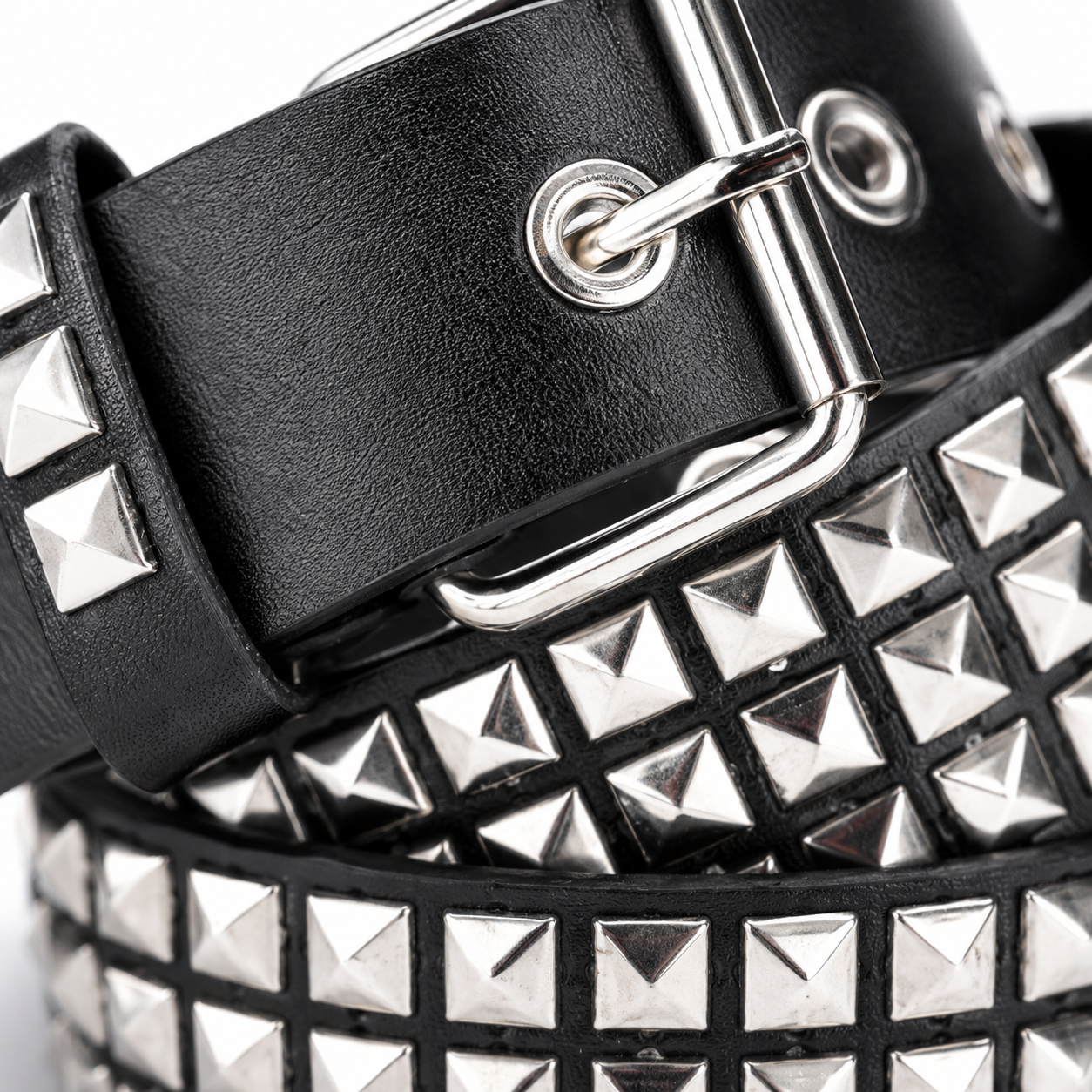 Rivet Punk Belt - Studded Goth Waist Belt
