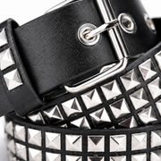 Rivet Punk Belt - Studded Goth Waist Belt