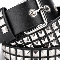 Rivet Punk Belt - Studded Goth Waist Belt