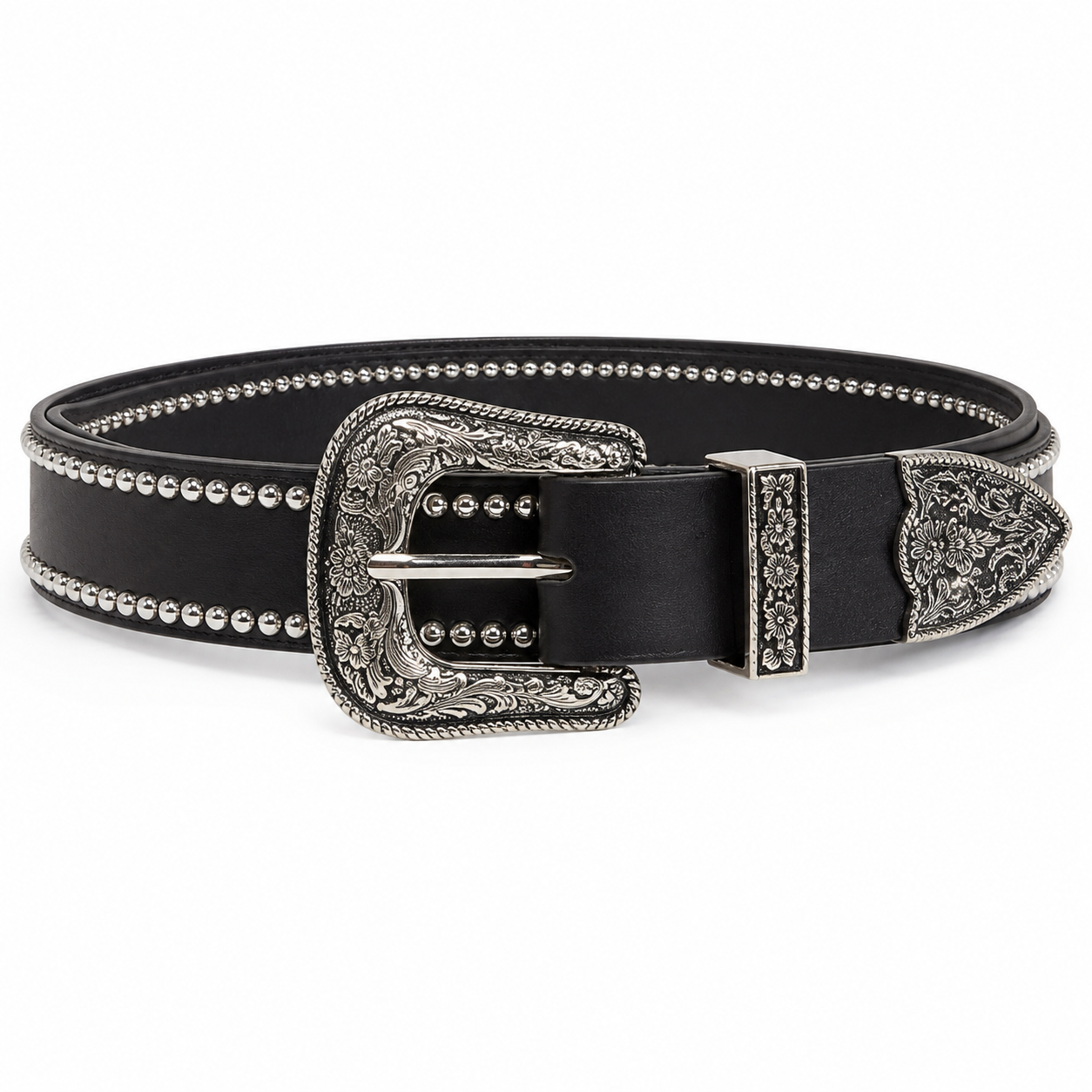 Rivet Punk Belt - Studded Goth Waist Belt