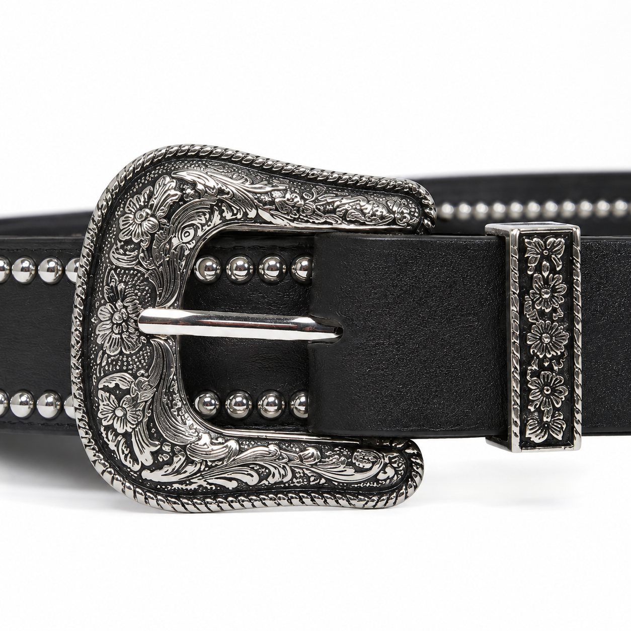 Rivet Punk Belt - Studded Goth Waist Belt