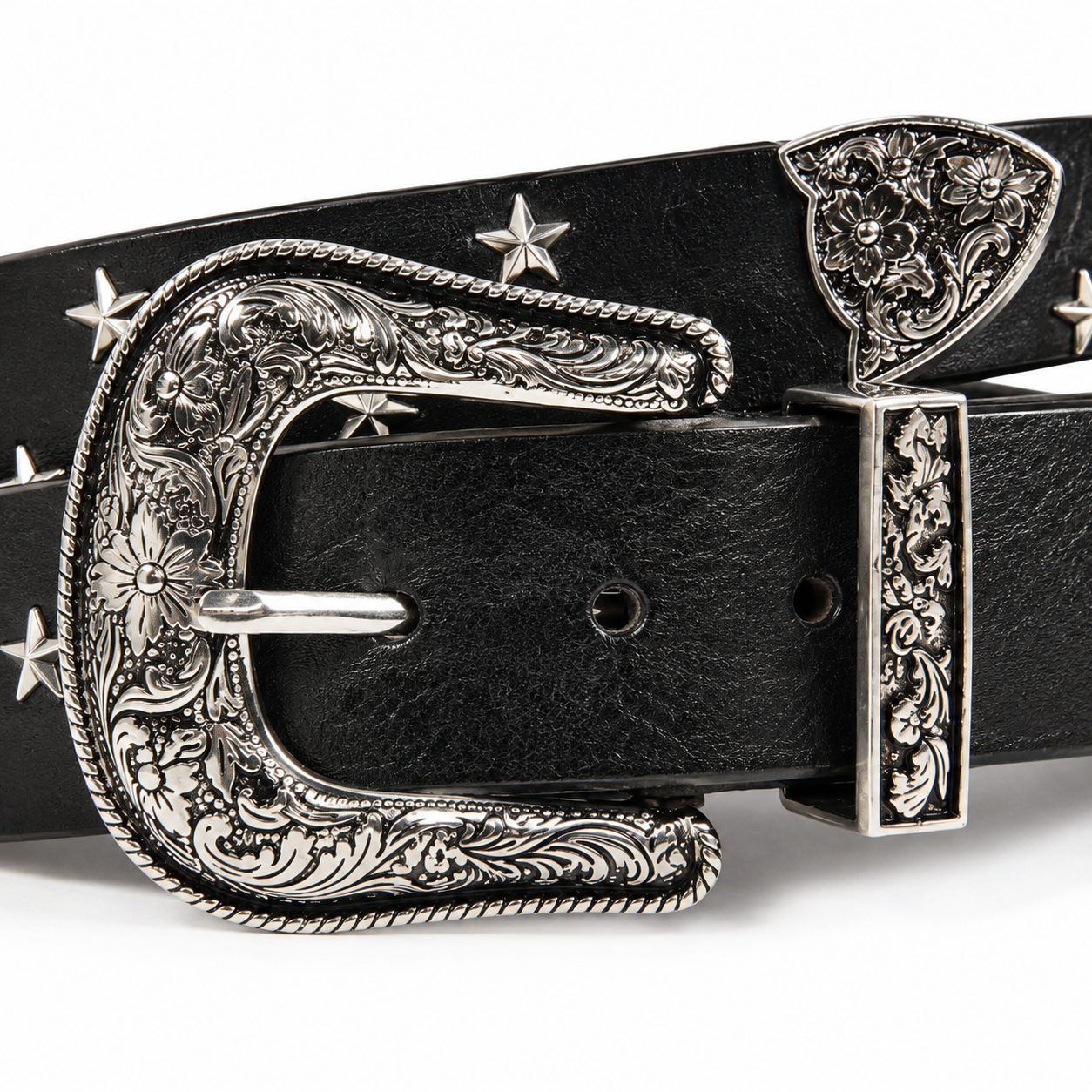 Rivet Punk Belt - Studded Goth Waist Belt