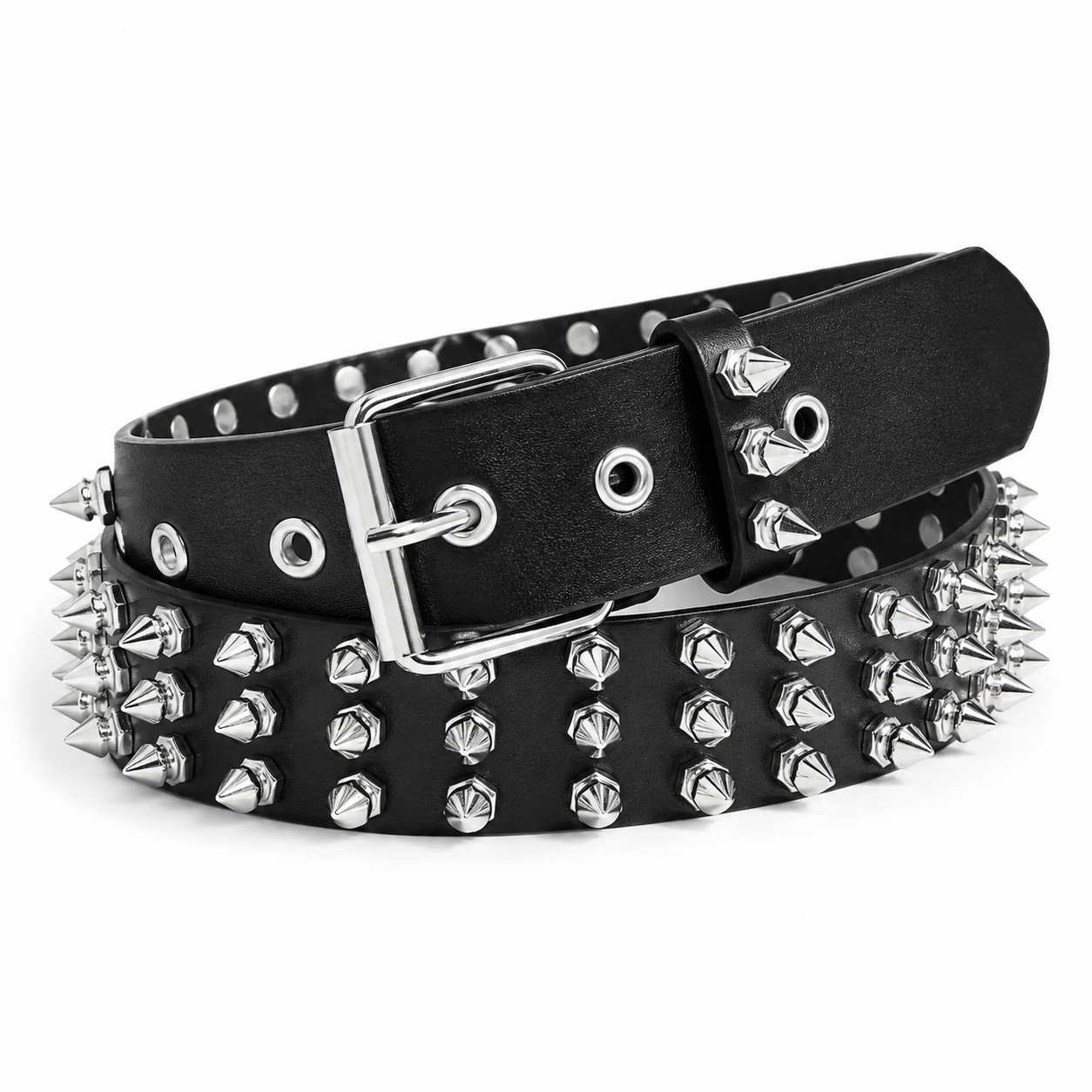 Spike Studded Punk Belt