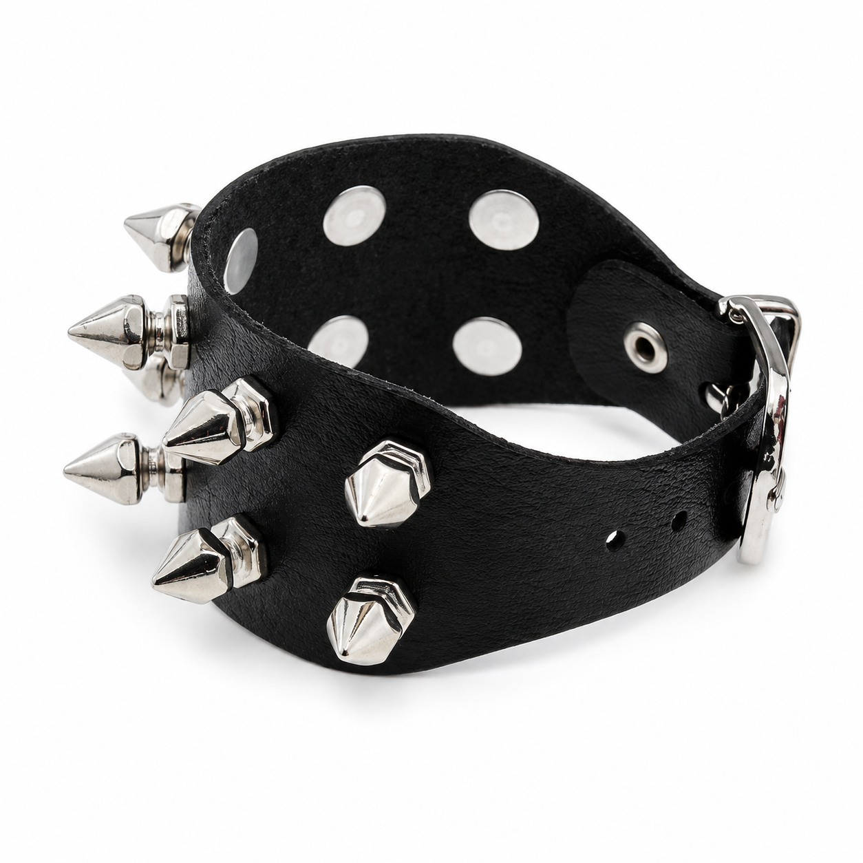 Goth Spike Stud Wrist Cuff Bracelet