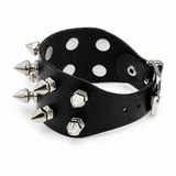 Buckle Spike Punk Cuff