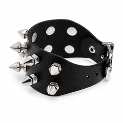 Goth Spike Stud Wrist Cuff Bracelet