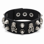 Goth Spike Stud Wrist Cuff Bracelet