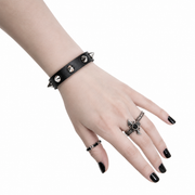 Goth Spike Stud Wrist Cuff Bracelet