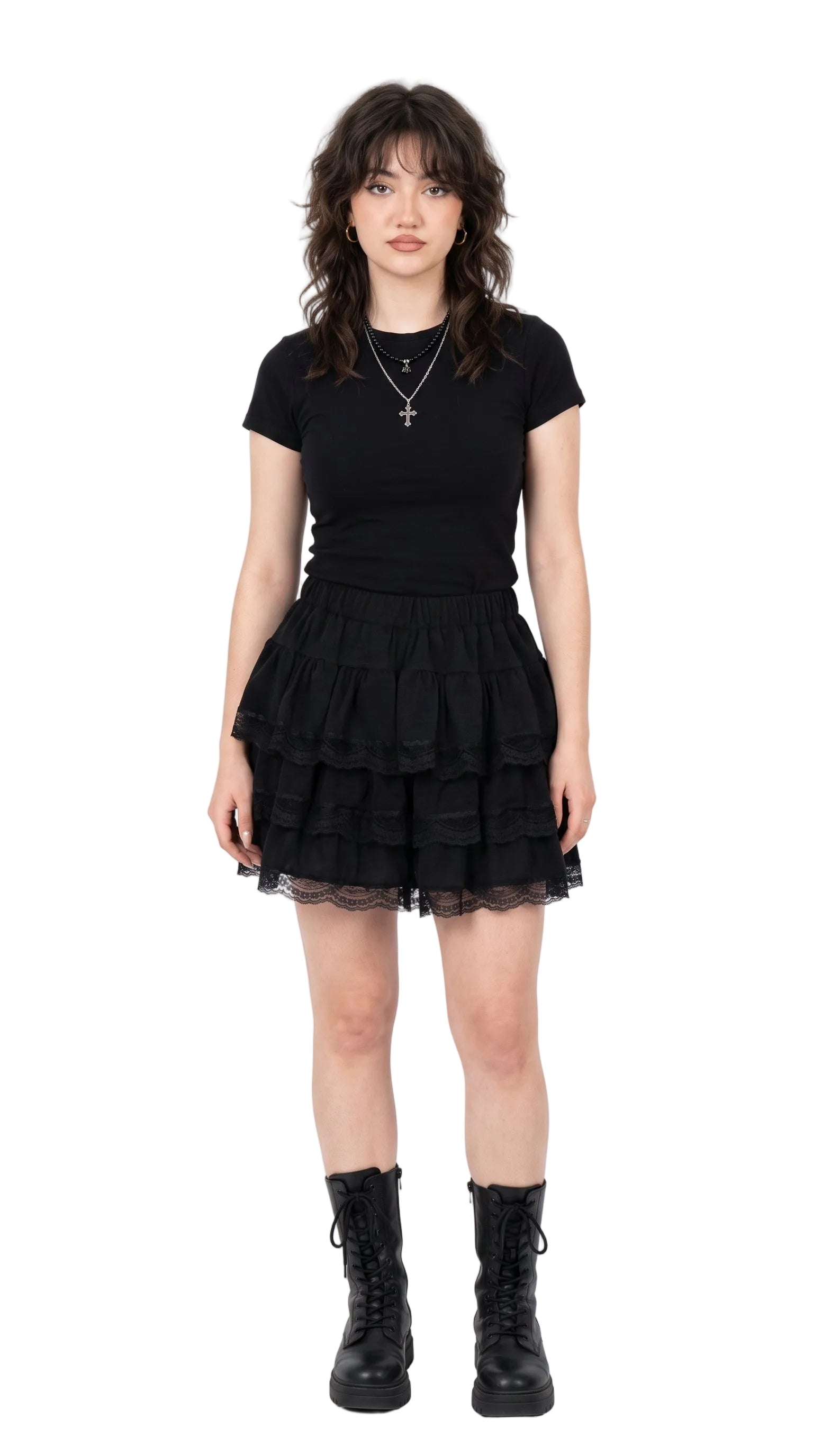 Gothic Mini Skirt Collection — Dark Alt Ruffle, Pleated & Denim Styles