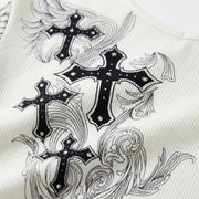 Cross Wings Long Sleeve Tee