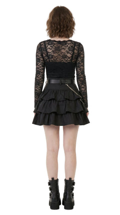 Gothic Mini Skirt Collection — Dark Alt Ruffle, Pleated & Denim Styles