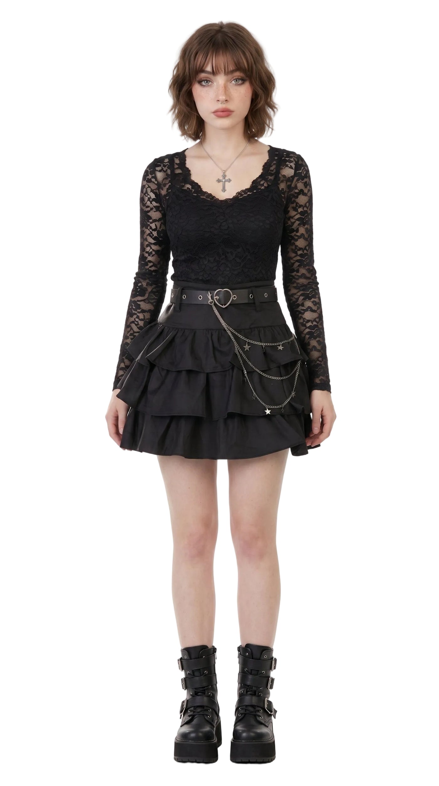 Gothic Mini Skirt Collection — Dark Alt Ruffle, Pleated & Denim Styles