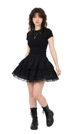 Gothic Mini Skirt Collection — Dark Alt Ruffle, Pleated & Denim Styles