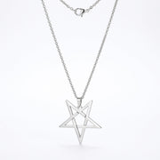 Inverted Pentagram Pendant Necklace