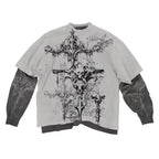 American Skull Oversized Tee