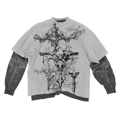 American Skull Oversized Tee