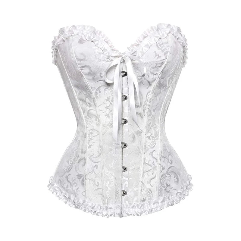 Black Boned Corset Top
