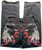 Black Baggy Y2K Jeans