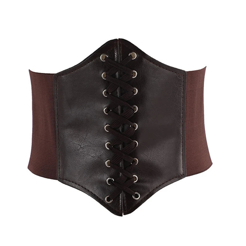 Black Waist Corset Belt