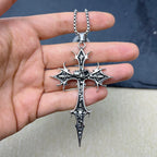 Gothic Cross Pendant Necklace