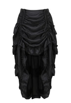 Red High Low Gothic Skirt