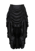 Red High Low Gothic Skirt