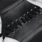Black Waist Corset Belt