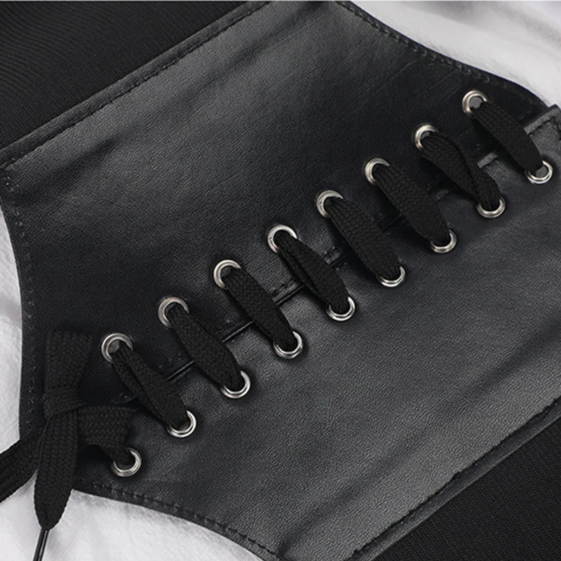 Black Waist Corset Belt