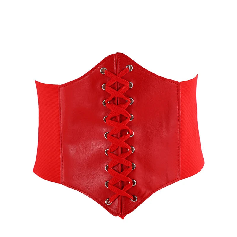 Black Waist Corset Belt