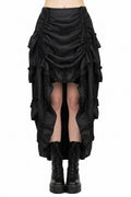 Red High Low Gothic Skirt