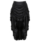Red High Low Gothic Skirt