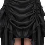 Red High Low Gothic Skirt