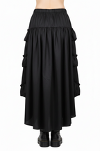 Red High Low Gothic Skirt