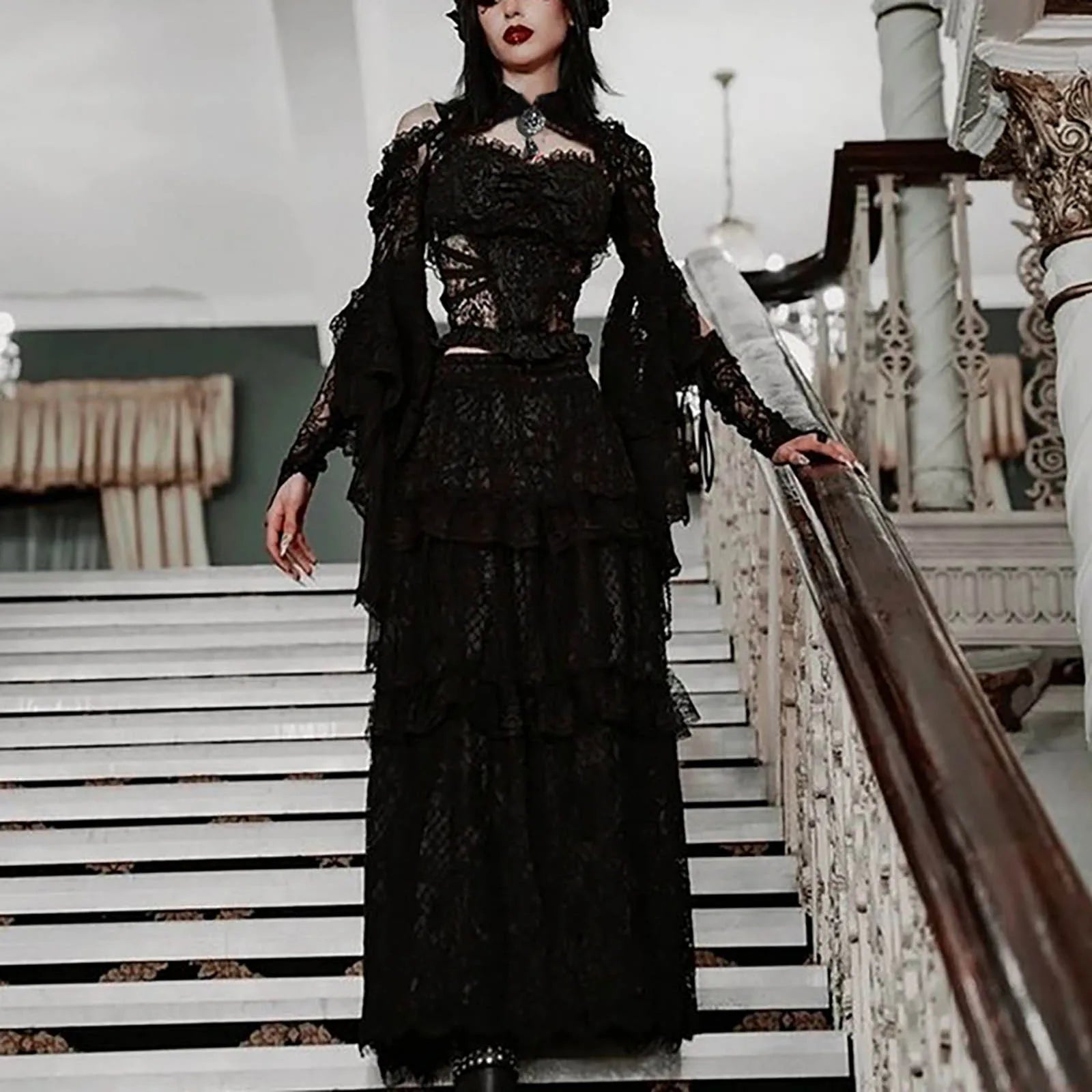 Black Lace Bolero Shrug