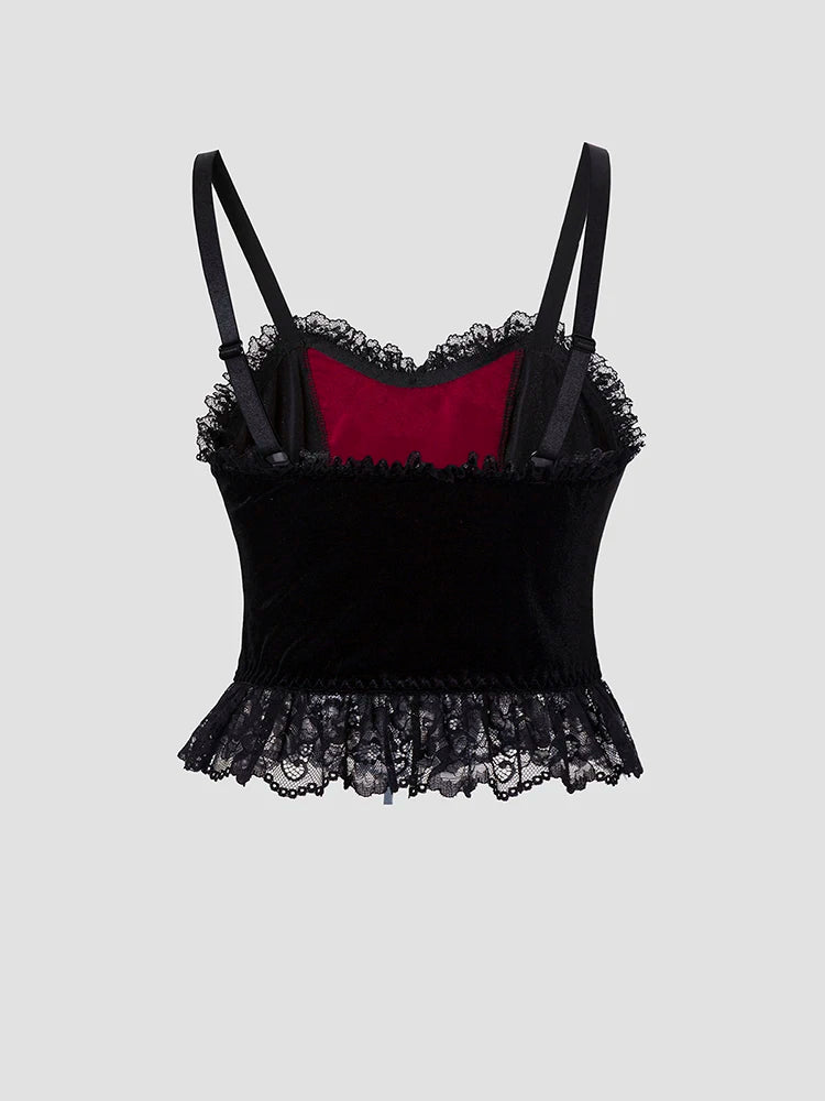 Black Velvet Gothic Cami