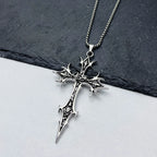Gothic Cross Pendant Necklace