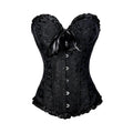 Black Boned Corset Top