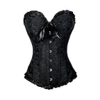 Black Boned Corset Top