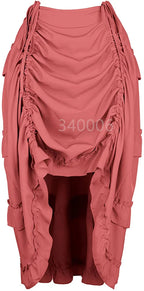 Red High Low Gothic Skirt