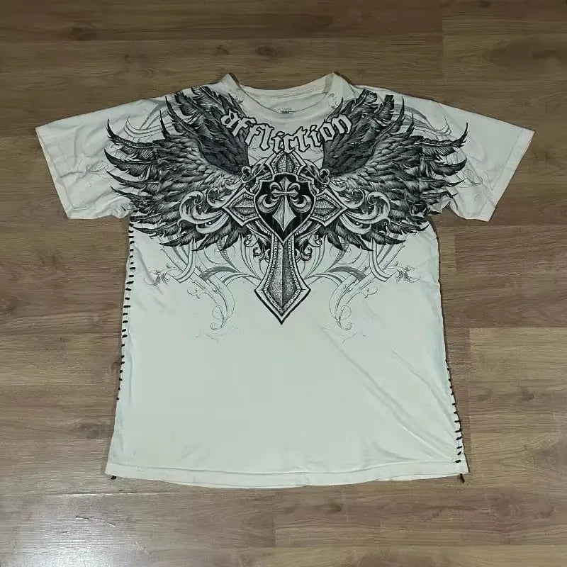 American Skull Oversized Tee