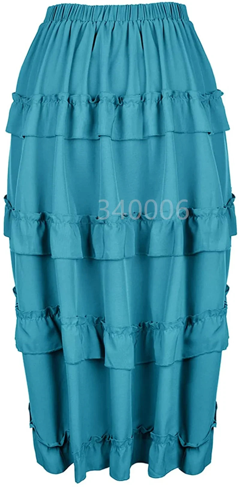 Red High Low Gothic Skirt