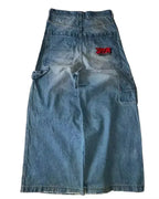 Black Baggy Y2K Jeans
