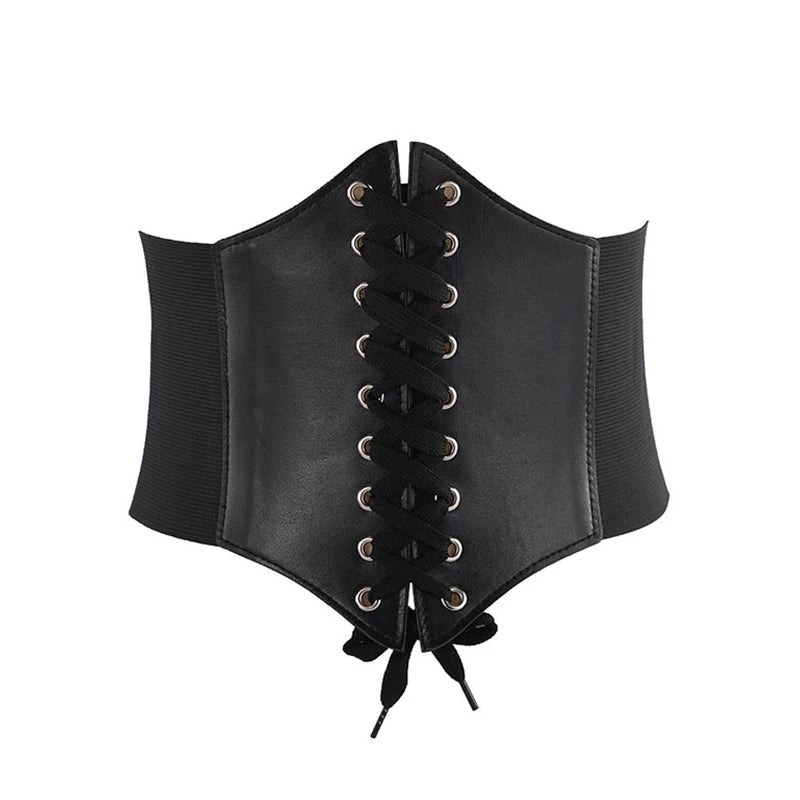 Black Waist Corset Belt
