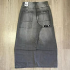 Black Baggy Y2K Jeans