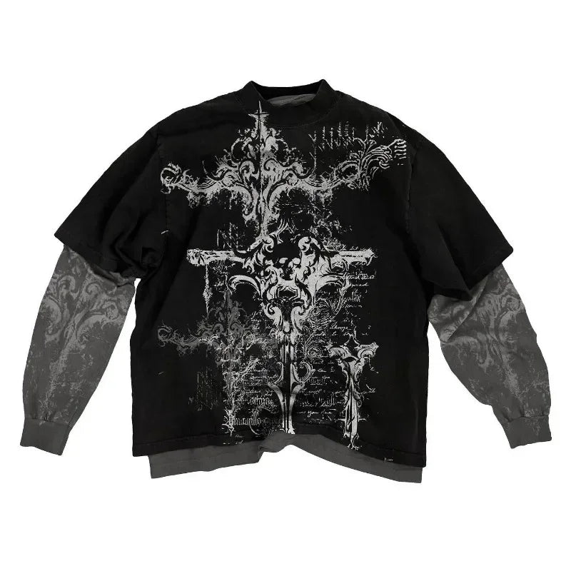 American Skull Oversized Tee