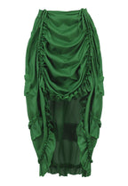 Red High Low Gothic Skirt