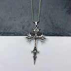 Gothic Cross Pendant Necklace