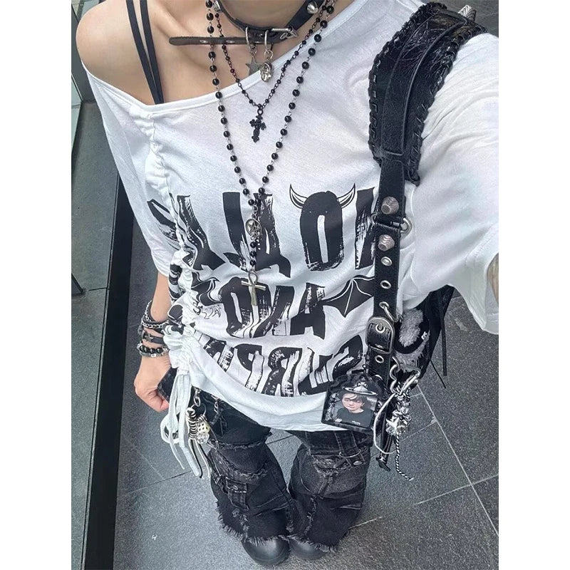 Black Patchwork Flare Jeans
